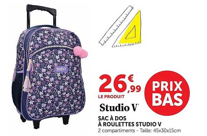 SAC À DOS À ROULETTES STUDIO V