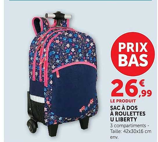 SAC À DOS À ROULETTES U LIBERTY