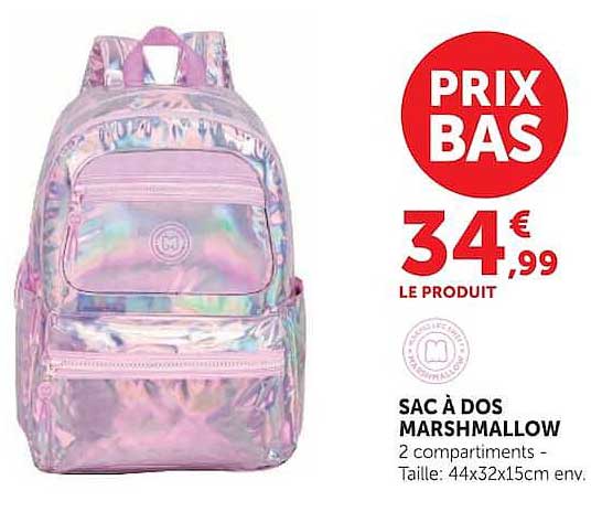 SAC À DOS MARSHMALLOW