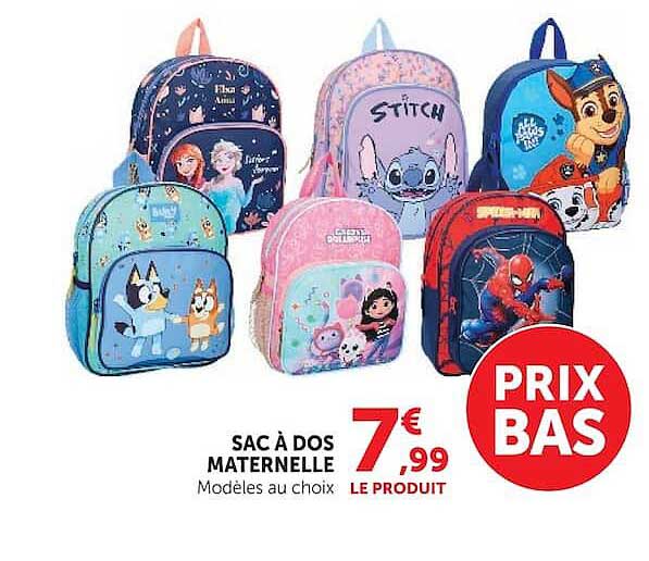 SAC À DOS MATERNELLE