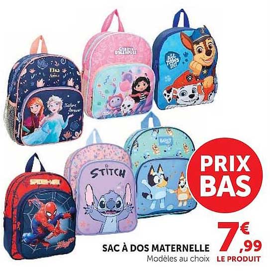 SAC À DOS MATERNELLE