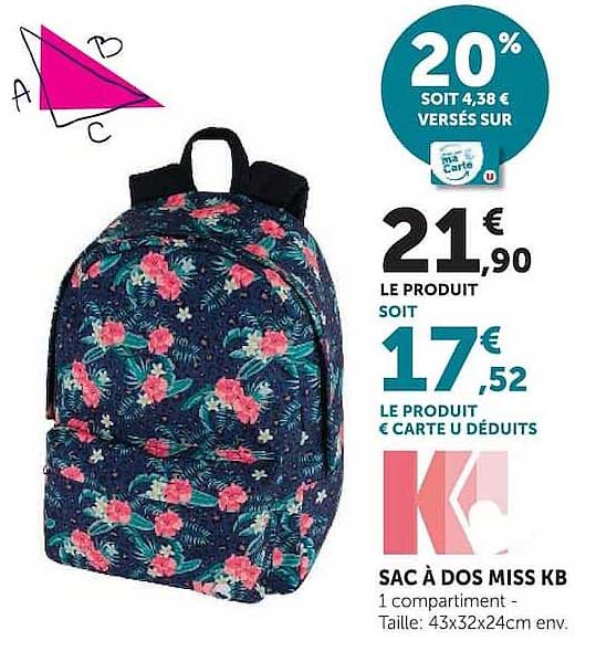 SAC À DOS MISS KB