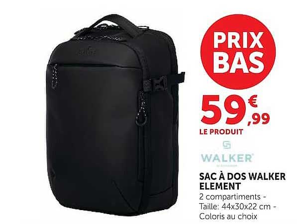 SAC À DOS WALKER ELEMENT