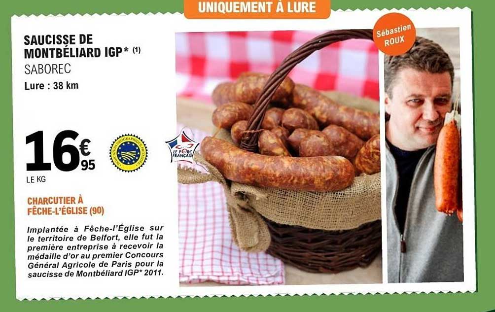 SAUCISSE DE MONTBELIARD IGP* (1)