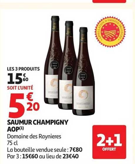 SAUMUR CHAMPIGNY AOP(1) Domaine des Raynières 75 cl