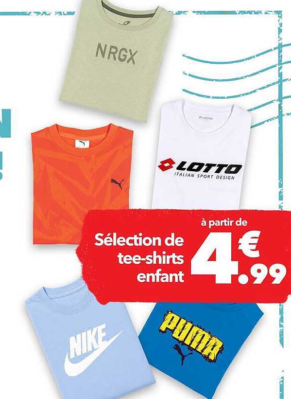 Sélection de tee-shirts enfant