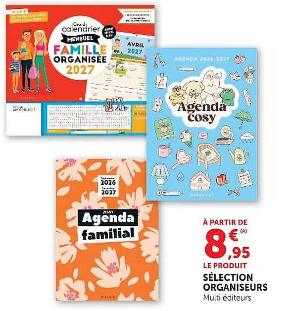 SÉLECTION ORGANISEURS