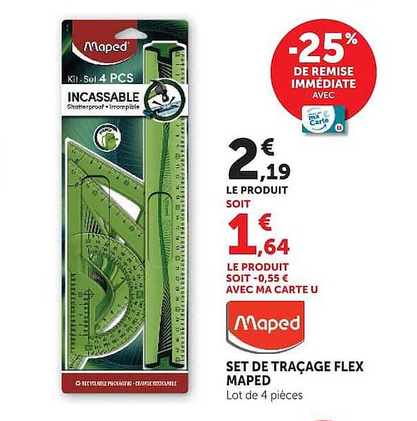 SET DE TRAÇAGE FLEX MAPED