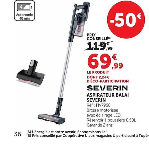 SEVERIN ASPIRATEUR BALAi SEVERIN
