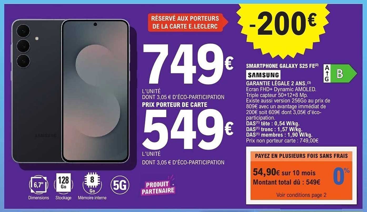 SMARTPHONE GALAXY S25 FE SAMSUNG