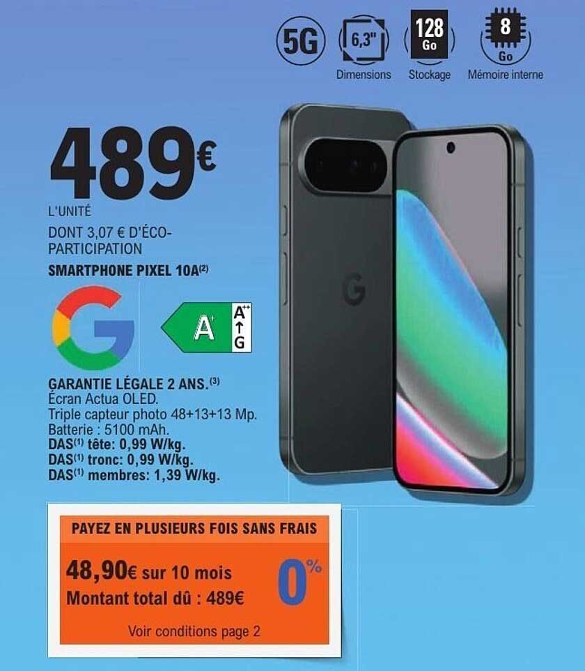 SMARTPHONE PIXEL 10A
