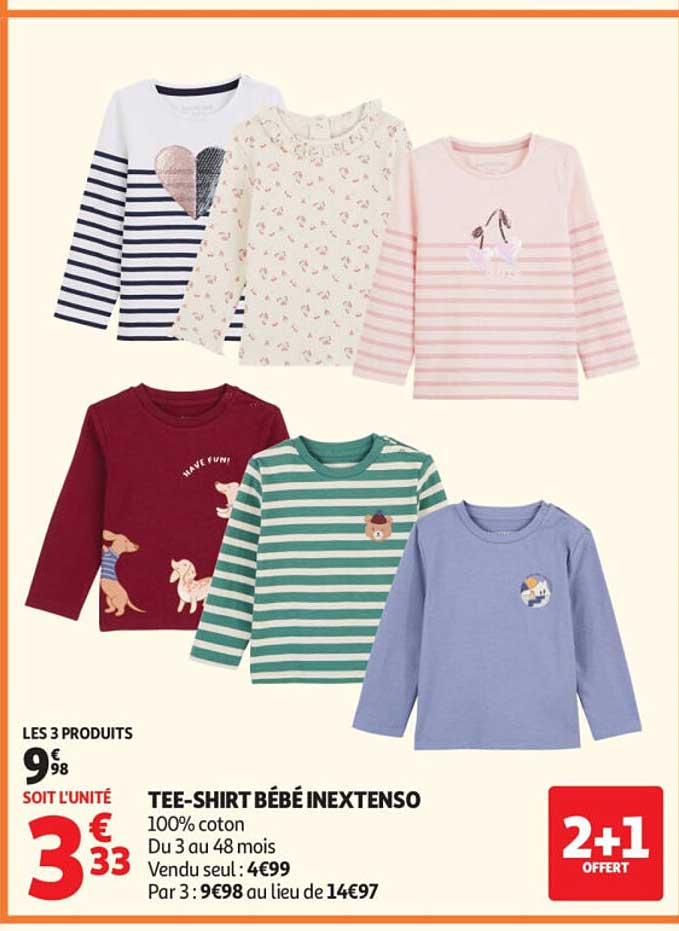TEE-SHIRT BÉBÉ INEXTENSO