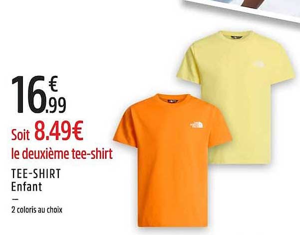TEE-SHIRT Enfant - 2 coloris au choix
