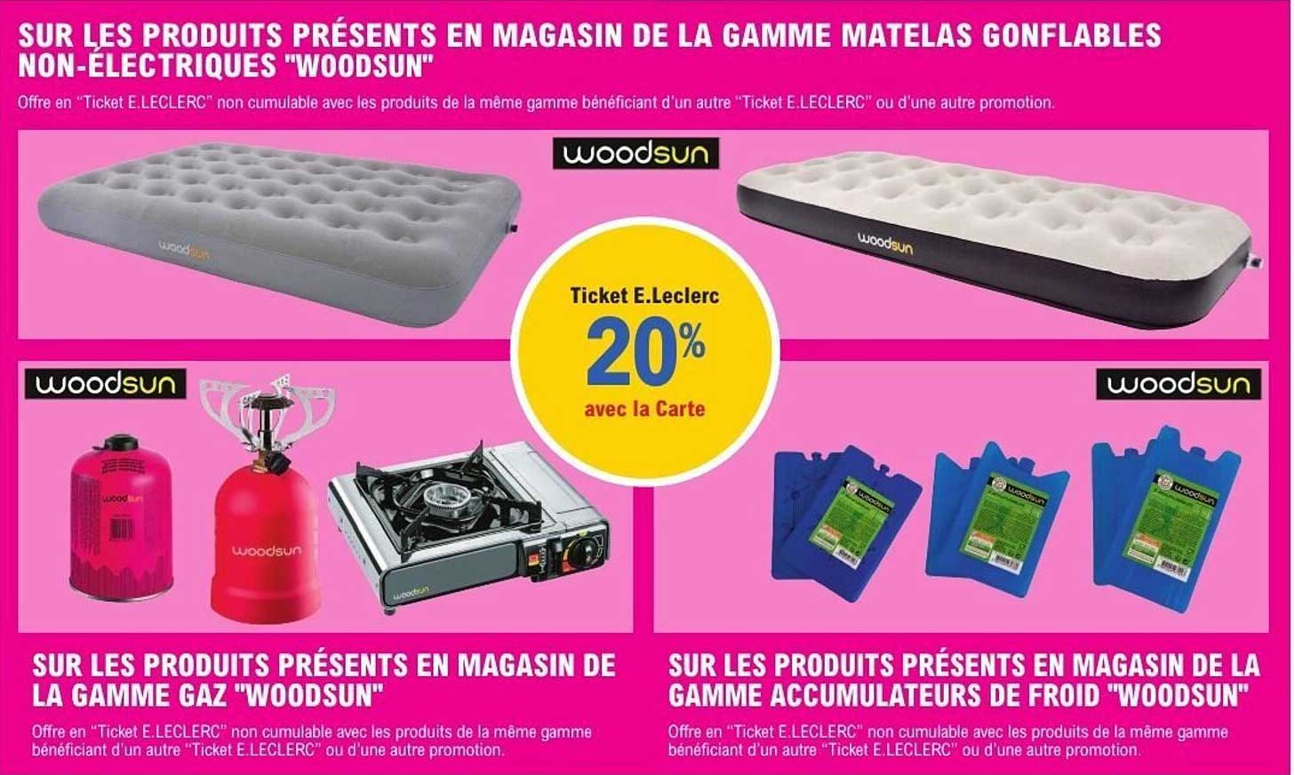 Ticket E.Leclerc 20% avec la Carte