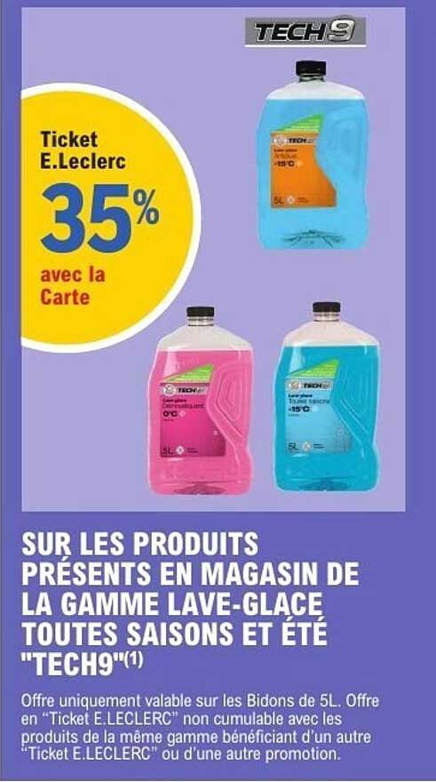 Ticket E.Leclerc 35% avec la Carte