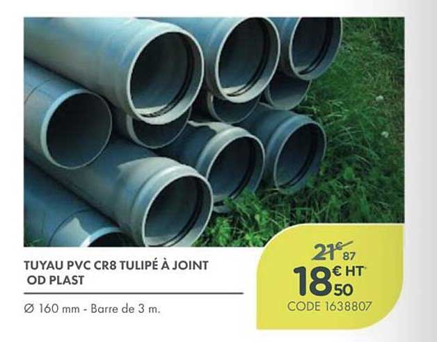 TUYAU PVC CR8 TULIPÉ À JOINT OD PLAST
