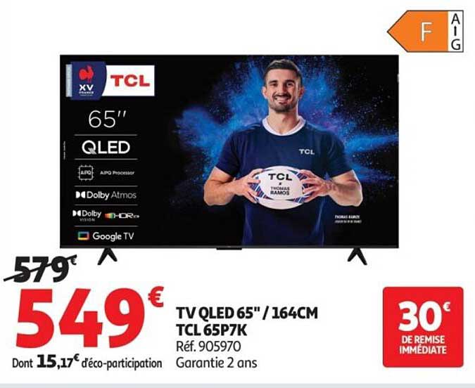 TV QLED 65'' / 164CM TCL 65P7K
