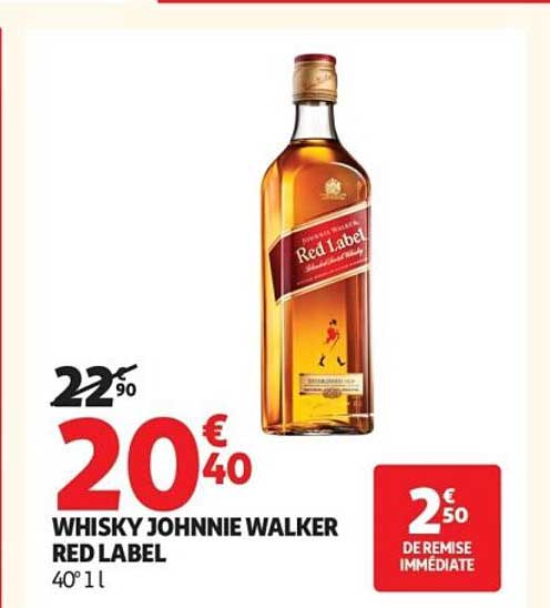 WHISKY JOHNNIE WALKER RED LABEL