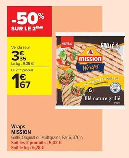 Wraps MISSION