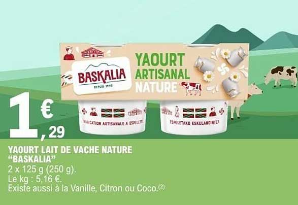 YAOURT ARTISANAL NATURE
