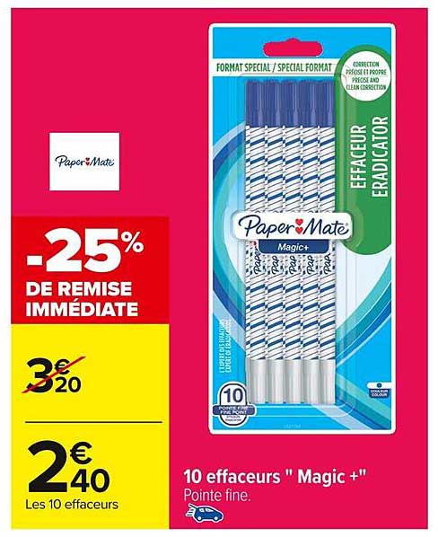 10 effaceurs "Magic +"