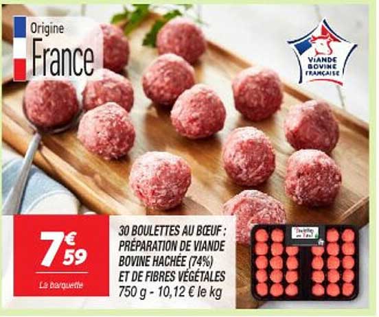 30 Boulettes au Bœuf