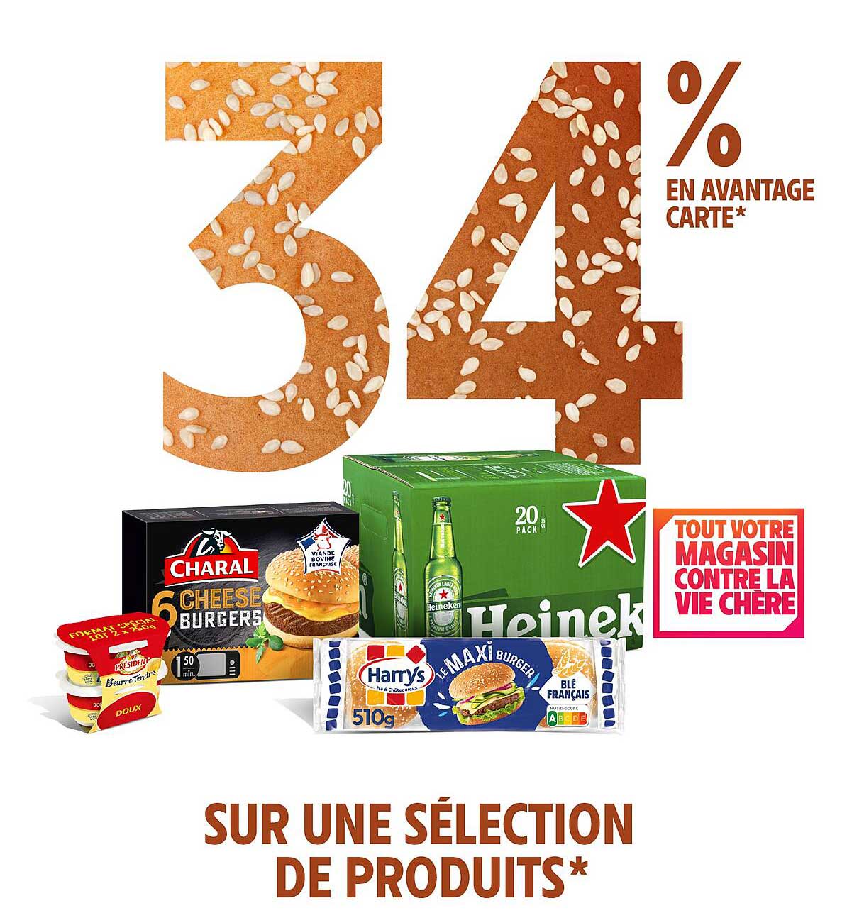 34 % en avantage carte*