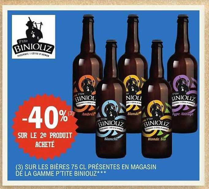 -40% SUR LE 2ÈME PRODUIT ACHETÉ