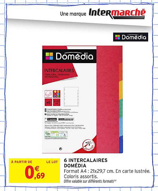 6 INTERCALAIRES DOMÉDIA