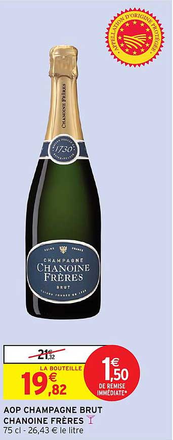 AOP CHAMPAGNE BRUT CHANOINE FRÈRES