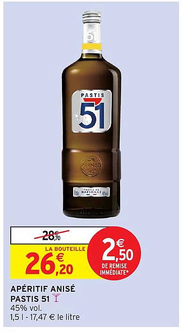 APÉRITIF ANISÉ PASTIS 51