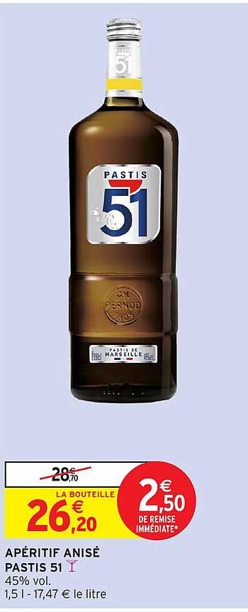 APÉRITIF ANISÉ PASTIS 51
