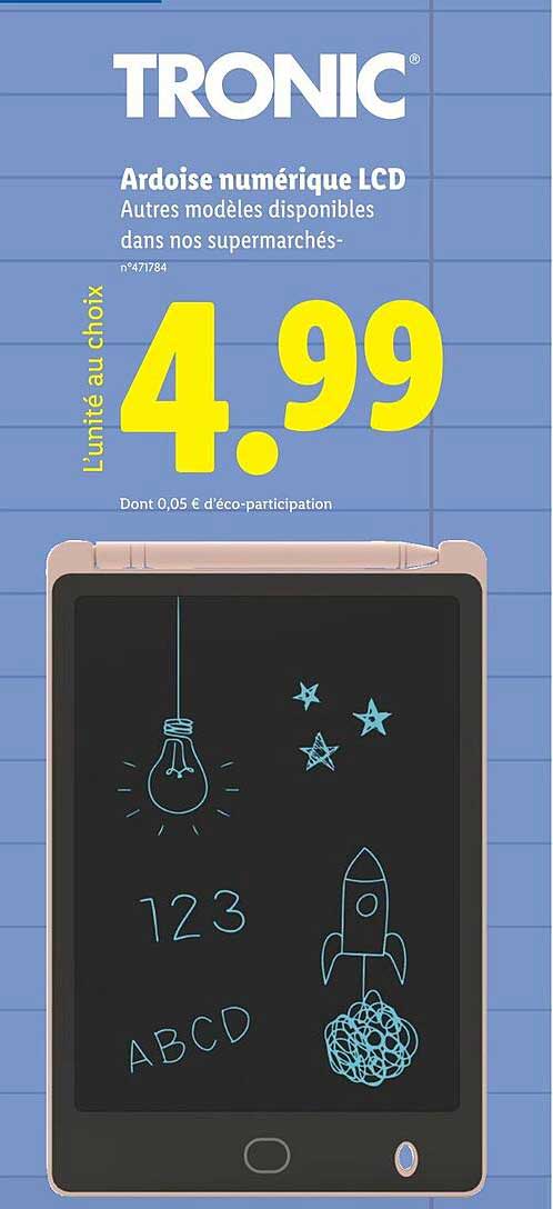 Ardoise numérique LCD