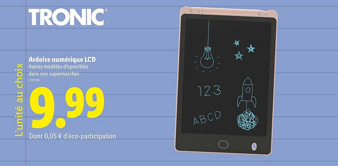 Ardoise numérique LCD