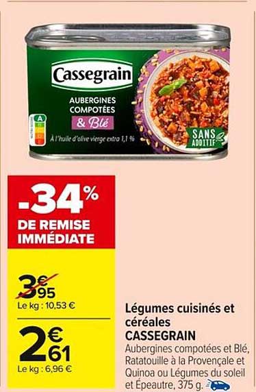 Aubergines compotées & Blé