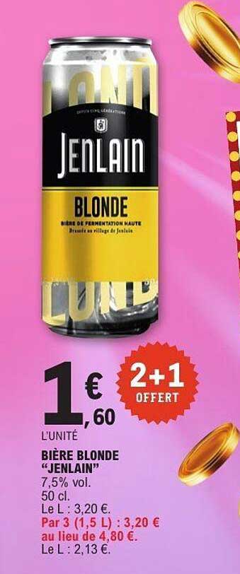 Bière Blonde “Jenlain”