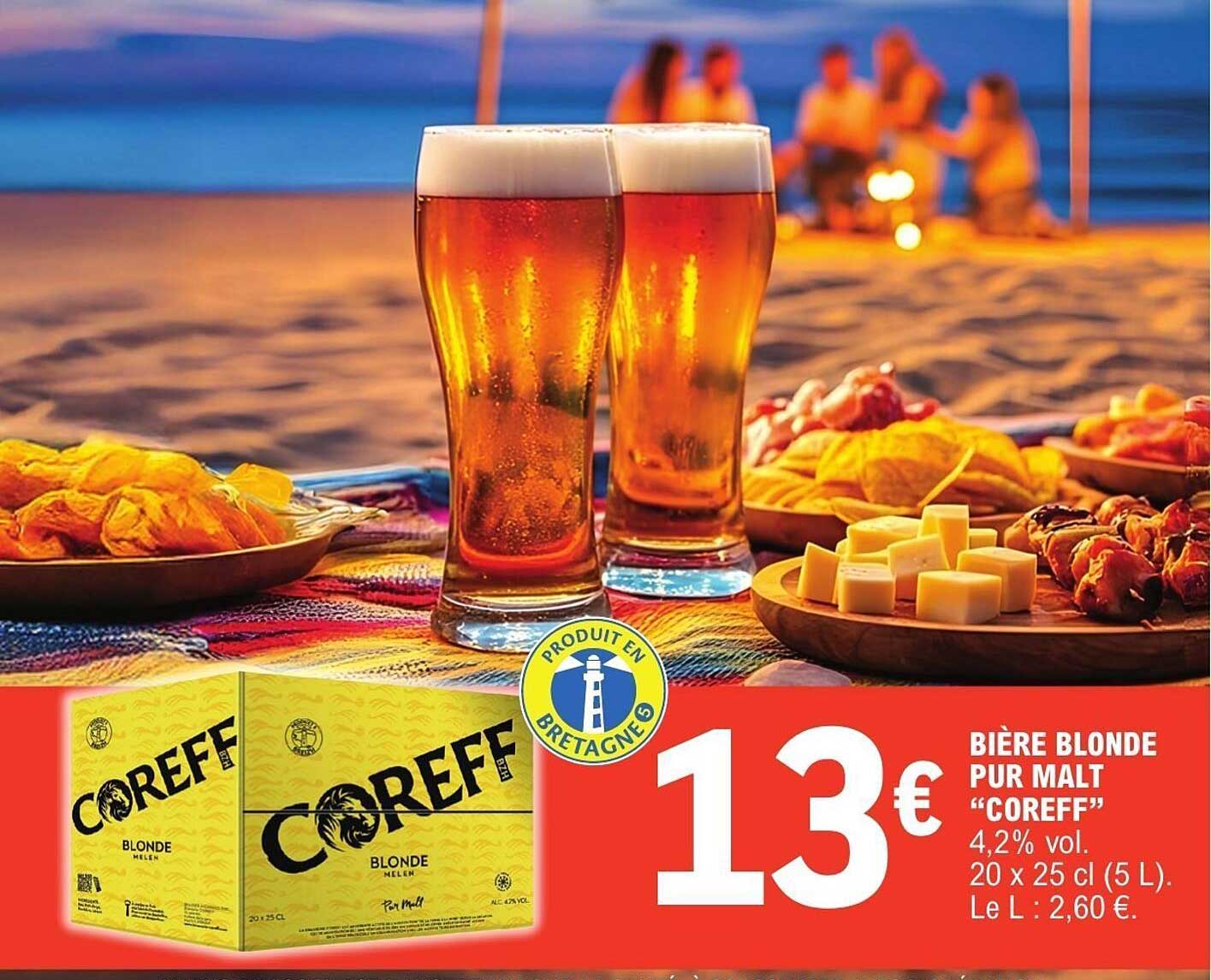 BIÈRE BLONDE PUR MALTE "COREFF"