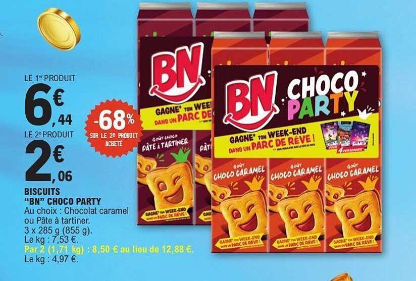 BISCUITS “BN” CHOCO PARTY