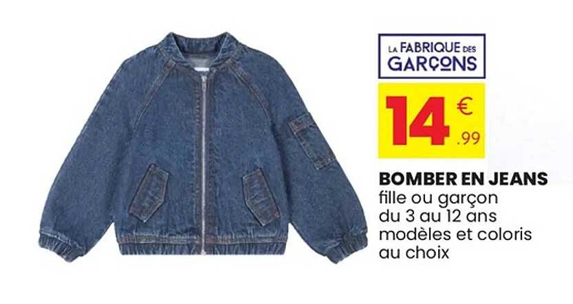 BOMBER EN JEANS