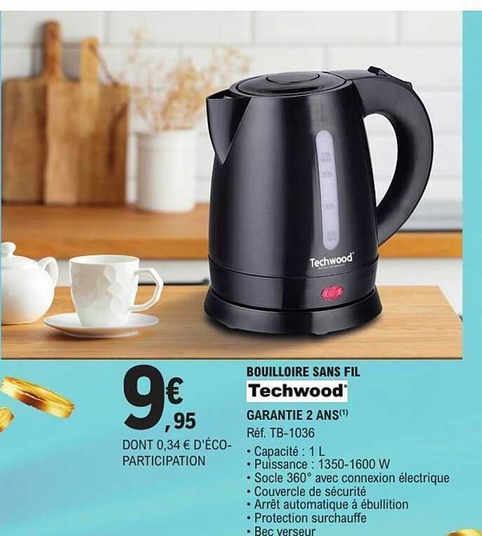 BOUILLOIRE SANS FIL Techwood