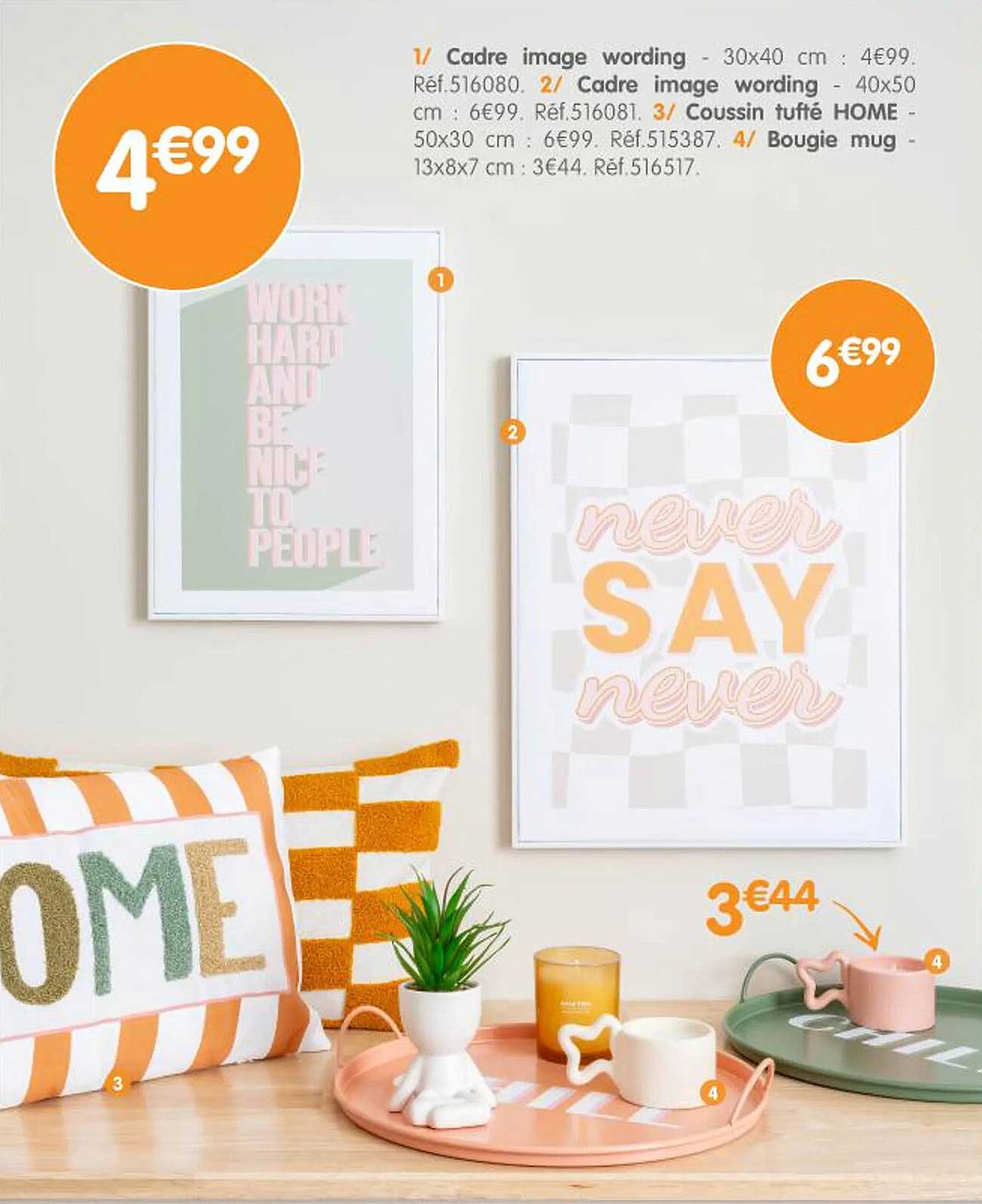 Cadre image wording - 30x40 cm