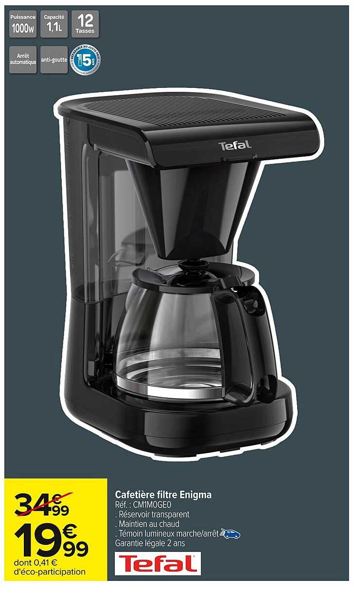 Cafetière filtre Enigma
