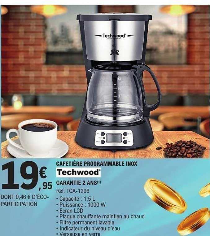 CAFETIÈRE PROGRAMMABLE INOX