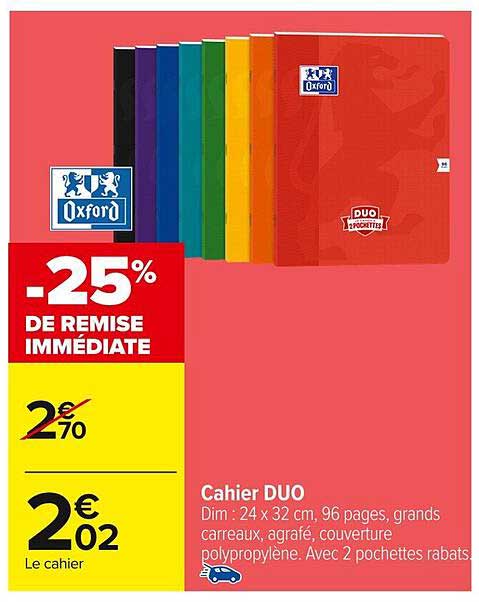 Cahier DUO