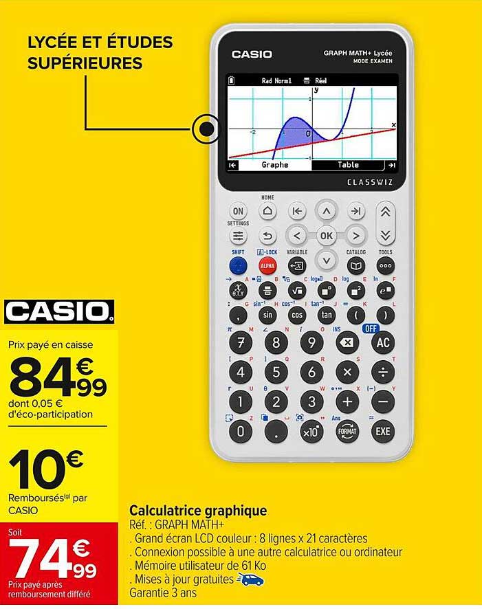 Calculatrice graphique