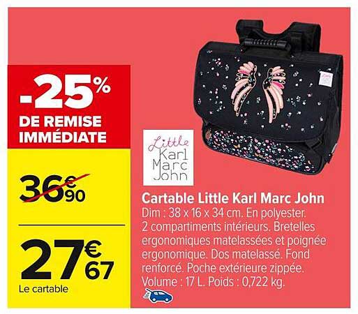Cartable Little Karl Marc John