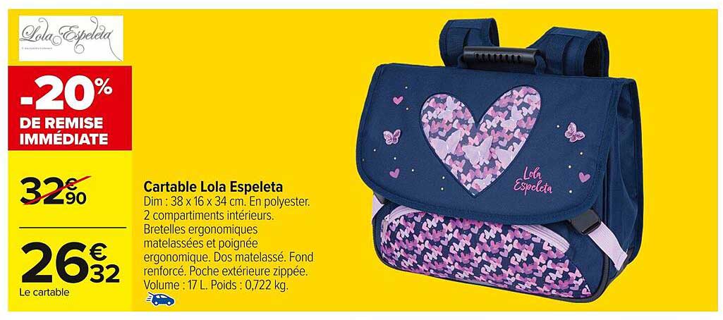 Cartable Lola Espeleta