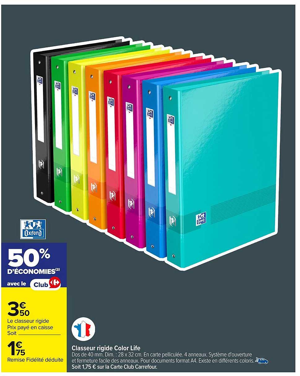 Classeur rigide Color Life