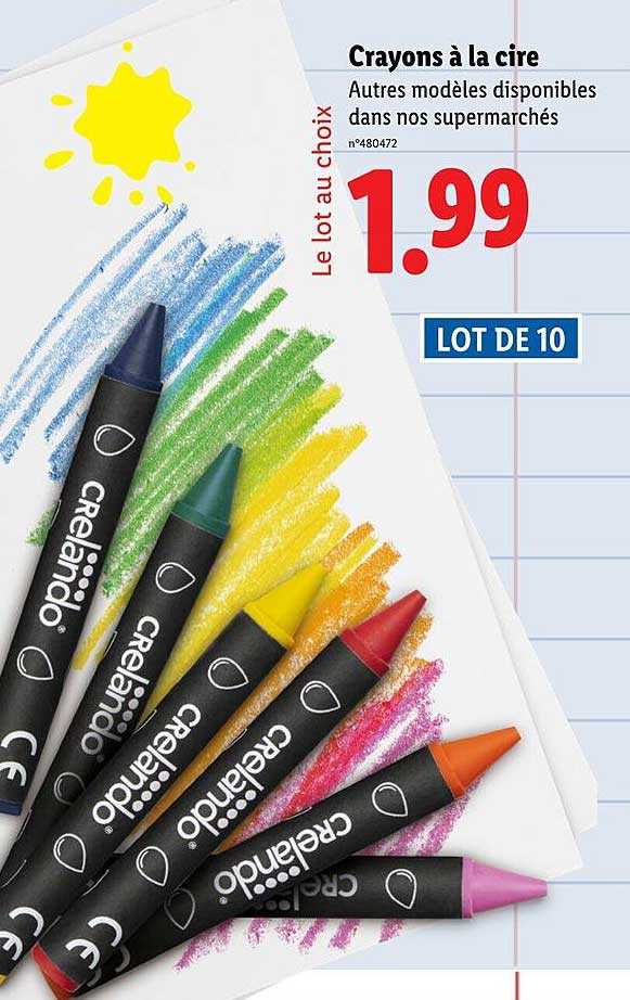 Crayons à la cire