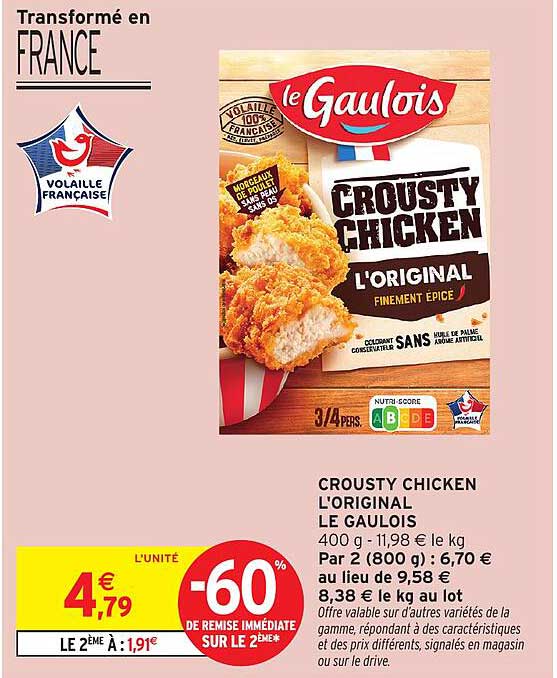 CROUSTY CHICKEN L'ORIGINAL